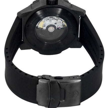 Luminox Master Carbon SEAL Limited Edition Rubber Strap Black Dial Automatic Divers XS.3865.GOLD 200M Mens Watch