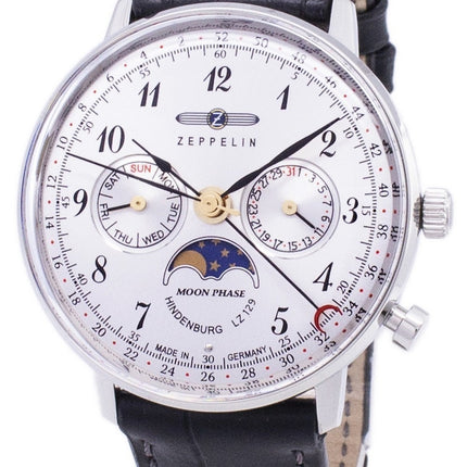 Refurbished Zeppelin Series LZ 129 Hindenburg Germany Made 7037-1 70371 Men's Watch