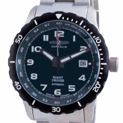 Zeppelin Night Cruise Green Dial Automatic 7264M-3 7264M3 200M Men's Watch