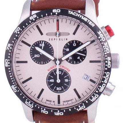 Zeppelin Night Cruise Chronograph Quartz 7296-1 72961 100M Men's Watch