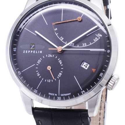 Zeppelin Series Flatline Automatic Germany Made 7366-2 73662 Men's Watch