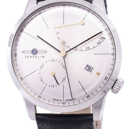 Zeppelin Series Flatline Power Reserve Germany Made 7366-4 73664 Men's Watch