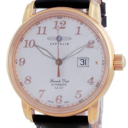 Zeppelin LZ127 Graf Silver Dial Automatic 7652-5 76525 Men's Watch