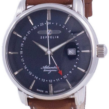 Zeppelin Atlantic Blue Dial Quartz 8442-3 84423 Mens Watch