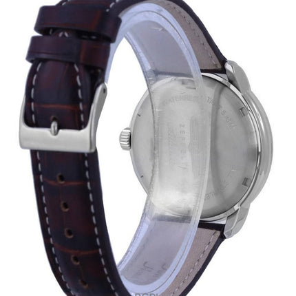 Zeppelin Atlantic Beige Dial Leather Strap Quartz 8442-5 84425 Men's Watch