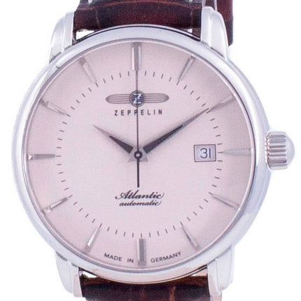 Zeppelin Atlantic Beige Dial Automatic 8452-5 84525 Men's Watch