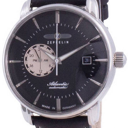 Zeppelin Atlantic Black Dial Automatic 8470-2 84702 Mens Watch