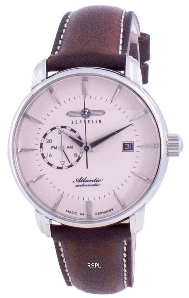 Zeppelin Atlantic Beige Dial Automatic 8470-5 84705 Men's Watch