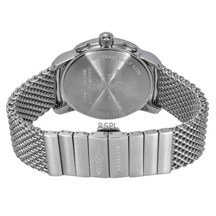 Zeppelin 100 Jahre Ed 1 Chronograph Ice Blue Dial Quartz 8670M4 Mens Watch