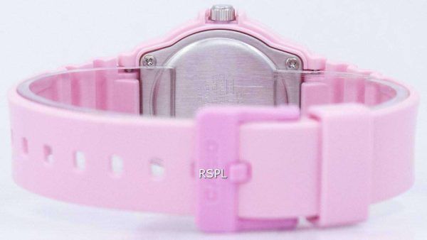 Casio Pink Resin Strap LRW-200H-4B2VDF LRW-200H-4B2V Womens Watch