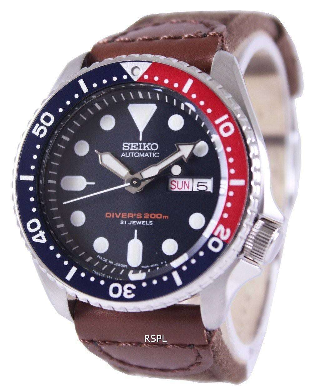 Seiko Automatic Diver's Canvas Strap SKX009J1-NS1 200M Men's Watch -  