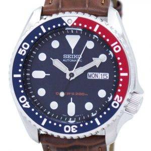 Seiko Automatic Diver's 200M Ratio Brown Leather SKX009K1-LS7 Men's Watch