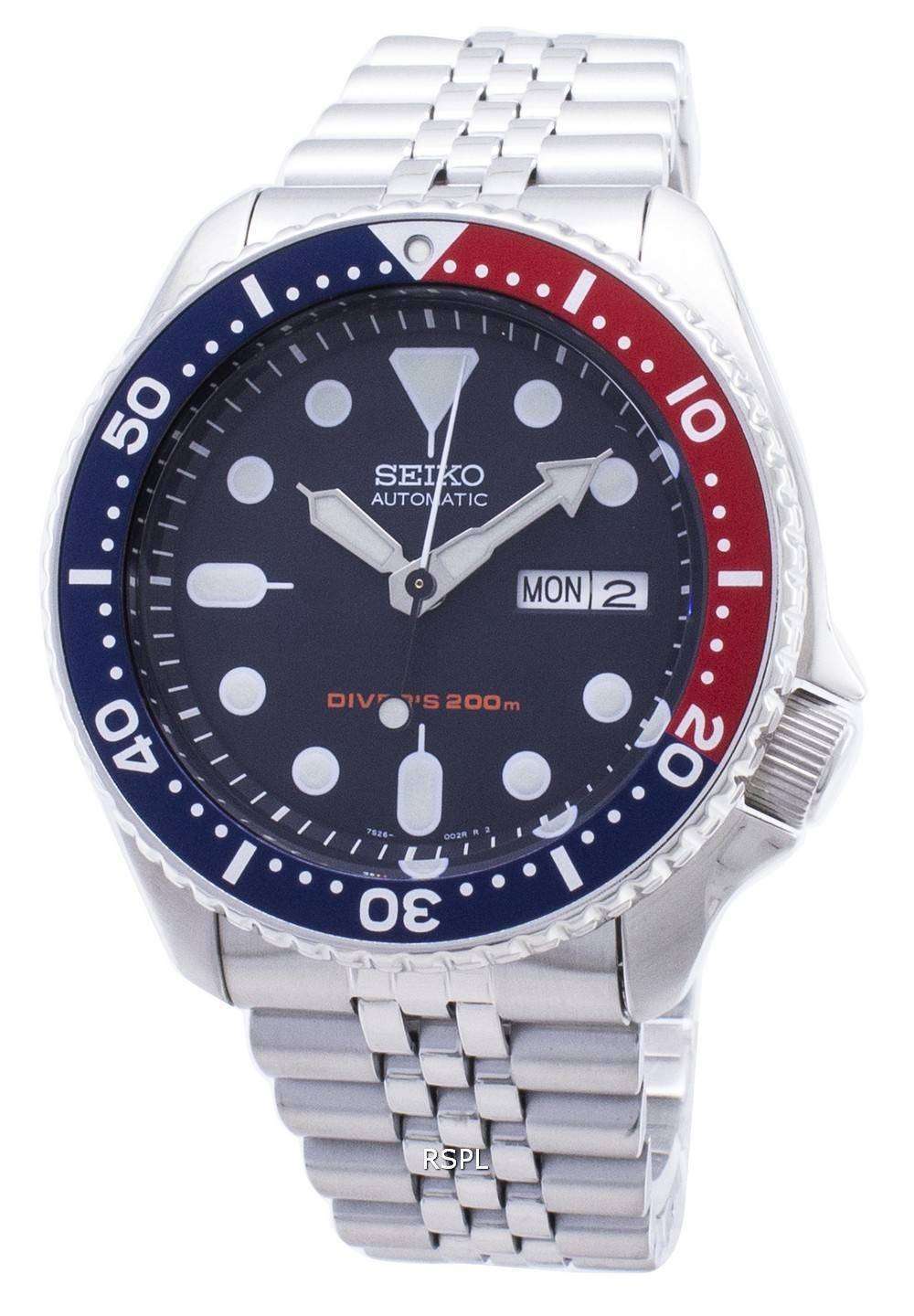 Seiko Automatic Diver's 200M Jubilee Bracelet SKX009K2 Men's Watch -  