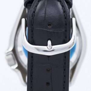 Seiko Automatic Diver's Ratio Black Leather SKX011J1-LS6 200M Men's Watch
