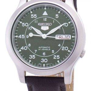 Seiko 5 Military SNK805K2-SS4 Automatic Brown Leather Strap Men's Watch
