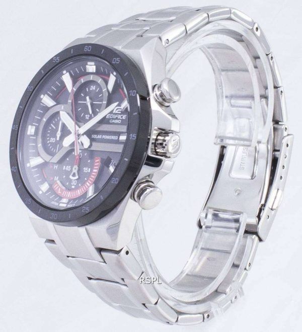 Casio Edifice EQS-920DB-1AV EQS920DB1-AV Solar Chronograph Men's Watch