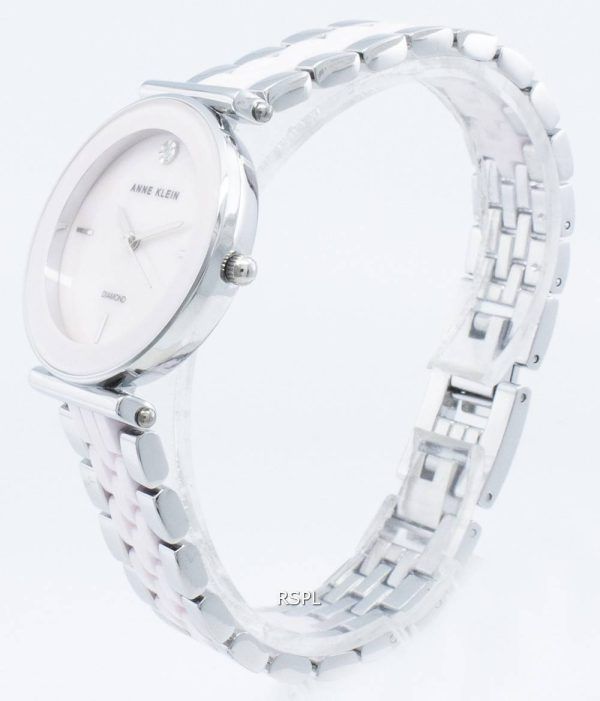 Anne Klein 3159LPSV Diamond Accents Quartz Women's Watch