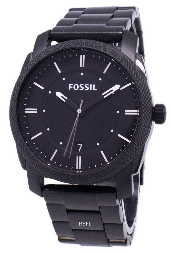 Fossil Machine Black IP Stainless Steel FS4775 Men's Watch