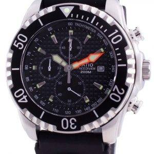 Ratio 200m Diver Quartz Chronograph Sapphire 48HA90-17+CHR-BLK Men's Watch