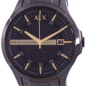 Armani Exchange Hampton Black Dial Quartz AX2413 Mens Watch