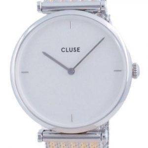 Cluse Triomphe White Dial Stainless Steel Quartz CW0101208003 Womens Watch