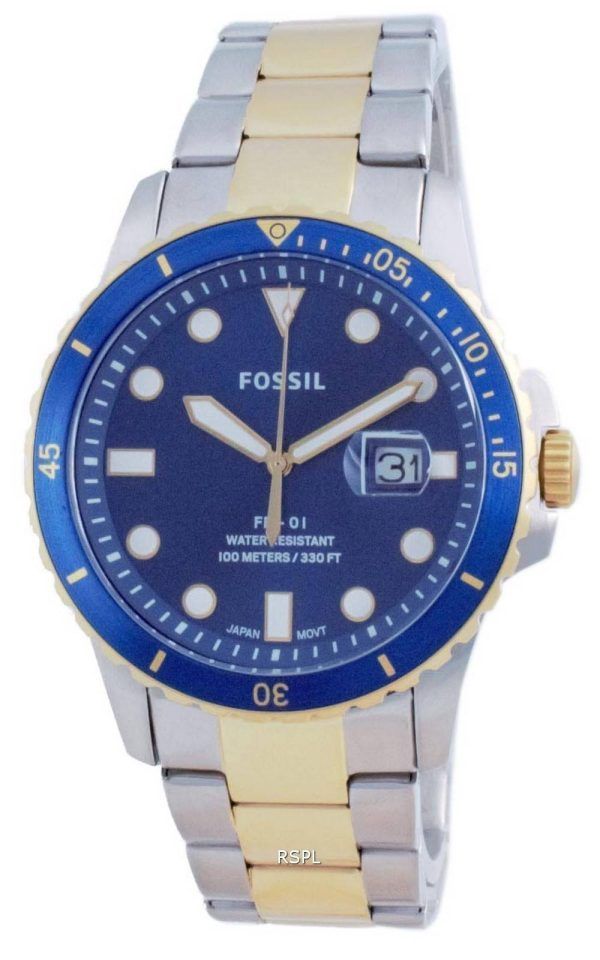 Fossil FB-01 Stainless Steel Quartz FS5742 100M Men's Watch