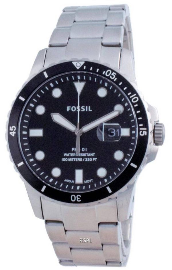 Fossil FB-01 Stainless Steel Quartz FS5805SET 100M Men's Watch
