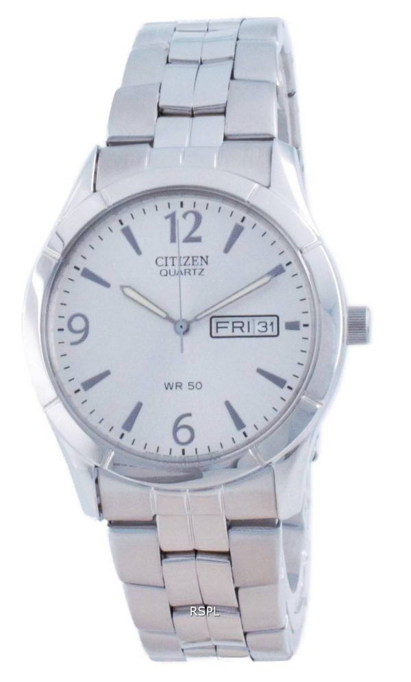 Citizen Classic Silver Dial Stainless Steel Quartz BK3830-51A Men's Watch