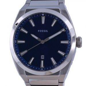 Fossil Everett Blue Dial Stainless Steel Quartz FS5822 Men's Watch