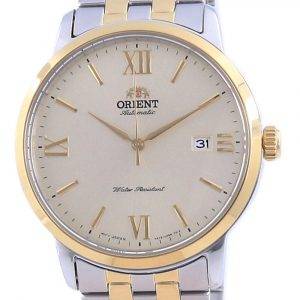 Orient Contemporary Champagne Dial Two Tone Stainless Steel Automatic RA-AC0F08G10B Men's Watch