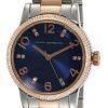 French Connection Blue Dial Two Tone Stainless Steel Quartz FCS1005SRGM Womens Watch