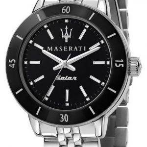 Maserati Successo Black Dial Stainless Steel Solar R8853145506 Womens Watch