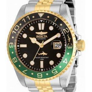 Invicta Pro Diver Black Dial Two Tone Stainless Steel Automatic 35151 100M Men's Watch