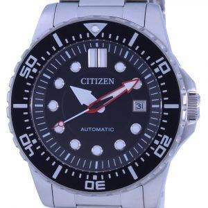 Citizen Black Dial Stainless Steel Automatic NJ0120-81E 100M Men's Watch