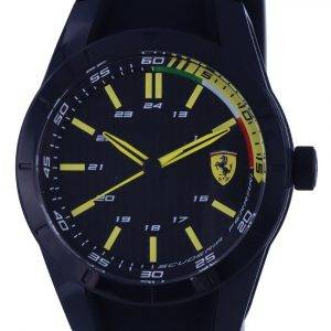 Ferrari Scuderia  Analog Silicon Black Dial Quartz F0830302.G Mens Watch