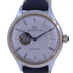 Orient Star Open Heart Grey Dial Leather Automatic RE-ND0011N00B Womens Watch