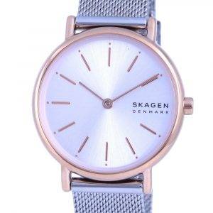 Skagen Signatur Stainless Steel Mesh Silver Dial Quartz SKW2997 Womens Watch