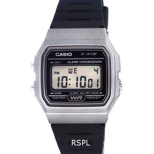 Casio Digital Resin Black Dial Quartz F-91WM-1B F91WM-1B Mens Watch