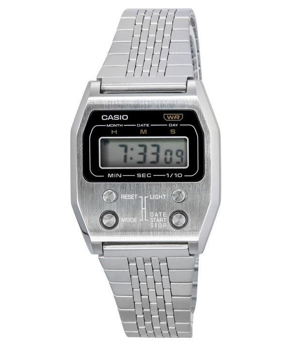 Casio Vintage Digital Stainless Steel Quartz A1100D-1 A1100D-1 Unisex Watch