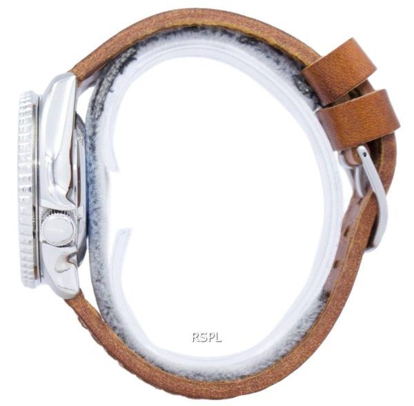 Seiko Automatic Diver's 200M Ratio Brown Leather SKX007K1-LS9 Men's Watch