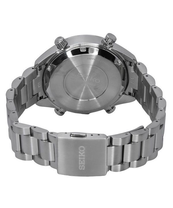 Seiko Prospex Speedtimer Chronograph Stainless Steel Black Dial Solar SFJ003P1 100M Men's Watch